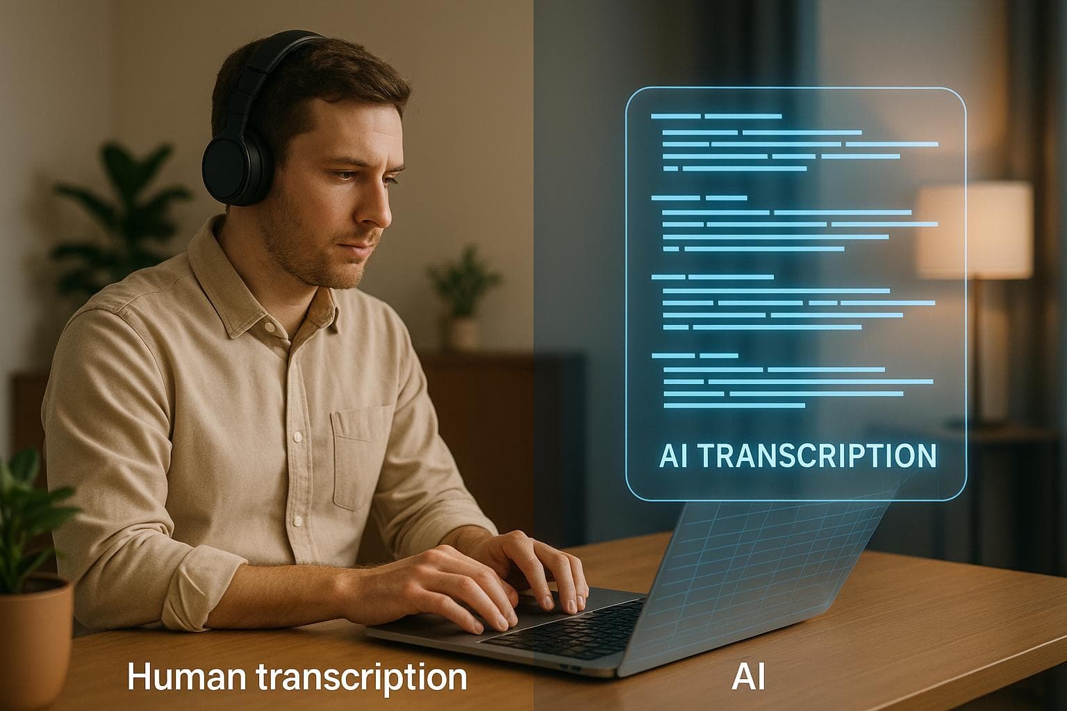 Human vs. AI Transcription: Speed and Accuracy
